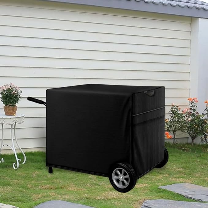 Engine Driven Welder CoverHeavy Duty 1680D Waterproof Welder CoverFits145/185 Model Engine-Driven Welder(26.3H x 21W x 32.2D)