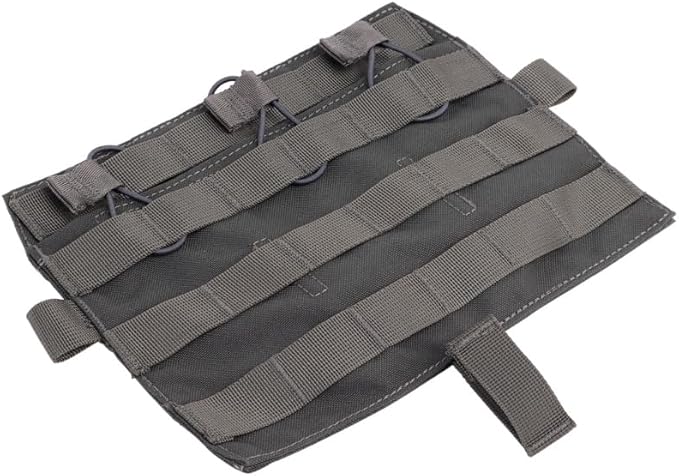 ACEXIER Military Tactical Chest Bag Backpack Adjustable Men Multi-Functional Molle Tool Pouch Shoulder Bag (Grey)