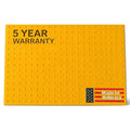 Sandbaggy Cast-in-Place ADA Pads - USA Made Truncated Domes | ADA/DOT Compliant | 5 Year Warranty (1 Yellow 36 x 60)