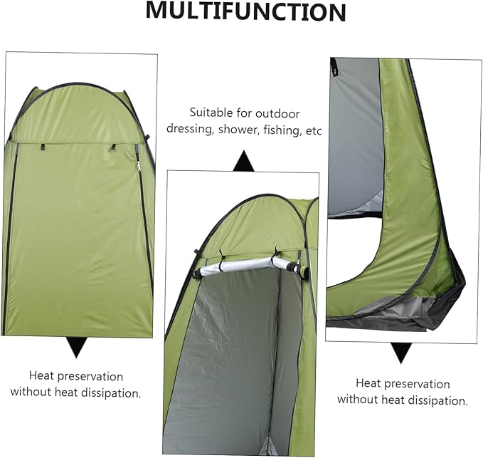 Balacoo Portable Privacy Shower Tent for Camping Outdoor Changing Room with Space Quick Setup Lightweight for Fishing and Outdoor Activities