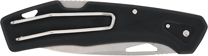 Gerber Gear LST - EDC Pocket Knife - Survival Tactical Tool for Travel Camping &amp Outdoor Adventure - Lightweight &amp Compact Folding Knife - Stainless Steel Blade - Black