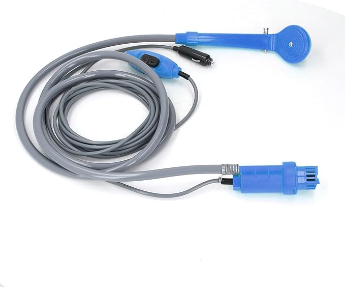 Car Plug Shower Kit 36W Portable Electric Vehicle Mounted Shower Kit for Outdoor Camping Car Washing Irrigation