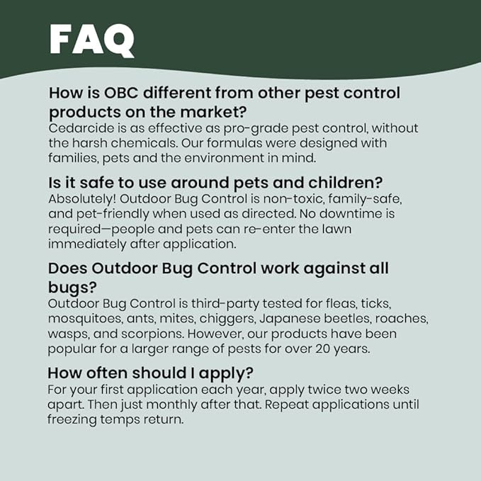 Cedarcide PCO Choice 4 Gallon Case Outdoor Cedar Oil Concentrate Kills &amp Repels Fleas and Ticks