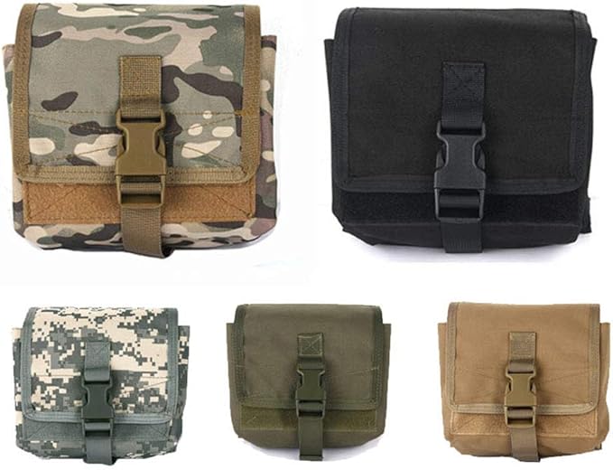 Outdoor Sports Airsoft Gear Molle Assault Combat Hiking Bag Accessory Camouflage Pack Tactical Kit Pouch
