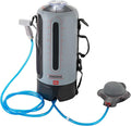 Camping Shower Solar Shower Garden Shower with Pump 3 Gallon 12L Shower Head Portable and Detachable Hose Shower Bag Shower for Hiking Outdoor Climbing
