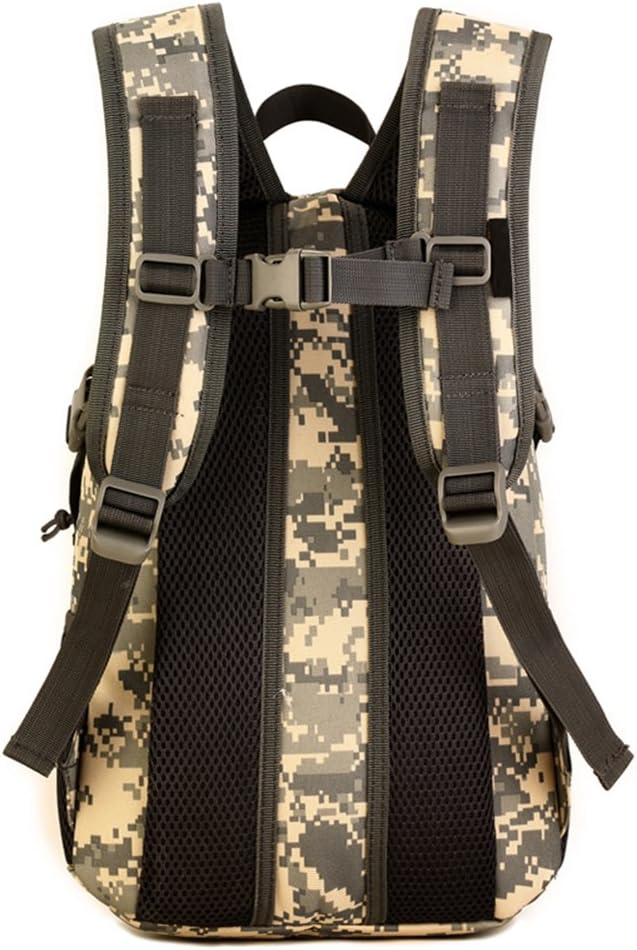 HUNTVP 10L Tactical Backpack Small Backpack Mini Daypack Military MOLLE Rucksack Gear Tactical Assault Pack Bag for Hunting Camping Trekking(10L-ACU Camouflage)