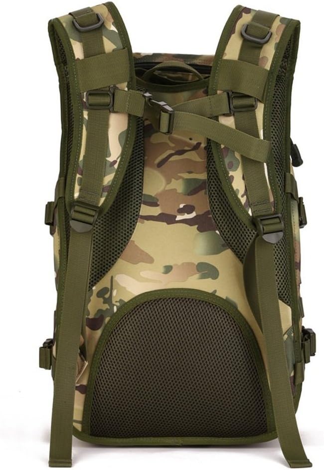 Tactical Military Backpack for Men Women 40L Army 3 Day Assault Pack Molle Bug Out Bag Large Rucksack for Hunting Hiking Fishing Camping (Cp Camouflage)