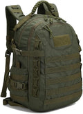 Backpack 35L Camping Man Military Tactical Rucksack Outdoor Waterproof Trekking Fishing Hunting Climbing Bag Mochila(Army Green)