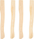 DOITOOL 4 Pcs Hickory Wood Axe Handle Replacement for Camp Axe Hatchet Chopping &amp Splitting Wood
