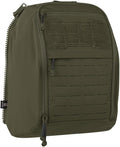 KRYDEX Tactical Zip-on Back Panel for Scarab Vest MOLLE Helmet Backpack with Hydration Bladder Holder (RG)