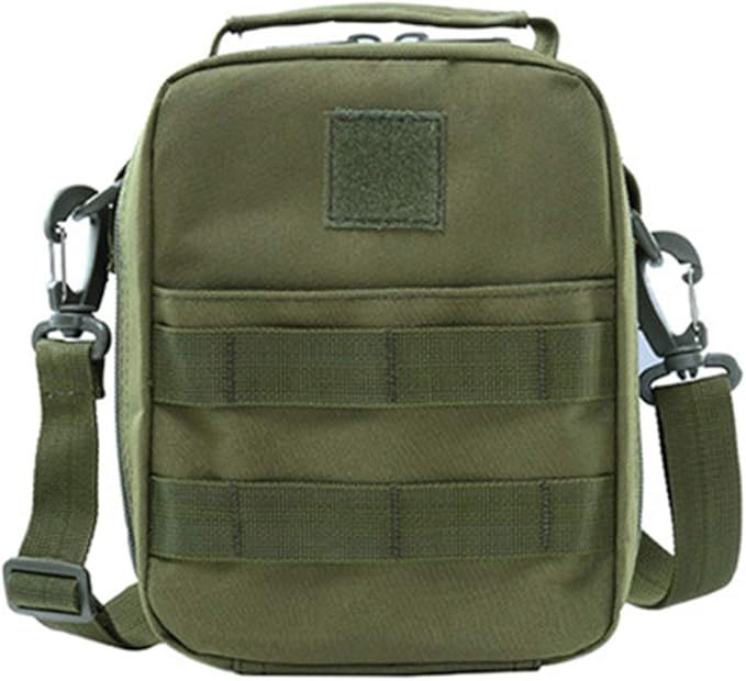 Outdoor Sports Airsoft Gear Molle Assault Combat Hiking Bag Accessory Camouflage Kit Pack Tactical Medical Pouch - Green
