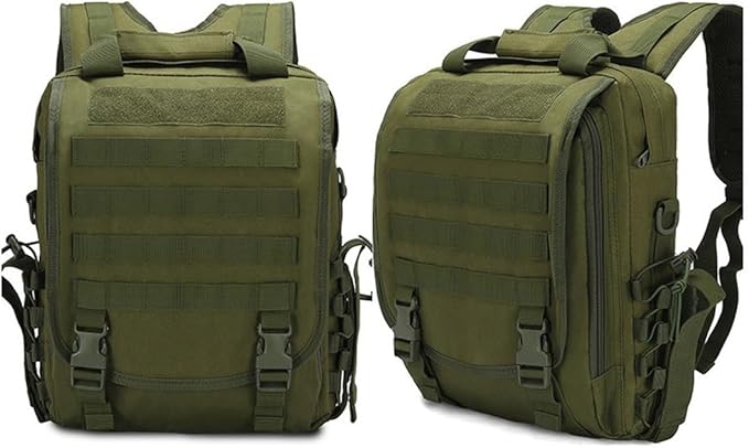 Military Tactical Backpack Army 3 Day Assault Pack Molle Bug out Bag Backpacks Computer Package For Men (Military Green)