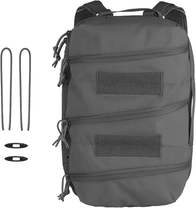 Bag Tactical Compact Assault Medical Backpack Outdoor Hunting Fishing Camping Motorcycle Multipurpose Back Panel(WG)
