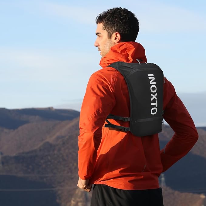 INOXTO Running Hydration Vest BackpackLightweight Insulated Pack with 1.5L Water Bladder Bag Daypack for Hiking Trail Running Cycling Race Marathon for Women Men