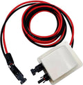 Solar Cable Entry Gland Entry Housing Solar Junction Box Fits for RVVehicles BoatsCamperThrough RV Roof Solar Entry Housing with 10Ft 10AWG Solar Extension Cable(White Entry Gland 3m)