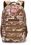 outdoor plus Camo BackpackMilitary Boys Backpacks for School40L Army Bookbag with USB Charging Port Waterproof