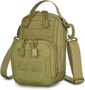 Sunnystacticalgear Outdoor Sports Hiking Sling Pack Camouflage Tactical Molle Shoulder Bag - Tan