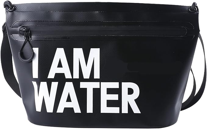 Waterproof Dry Bag Waterproof Swimming Bag Drifting Diving Shoulder Waist Pack Bag Underwater Mobile Phone Bags for Beach Boating Water Sports for SwimmingBoating(Black Thickened)