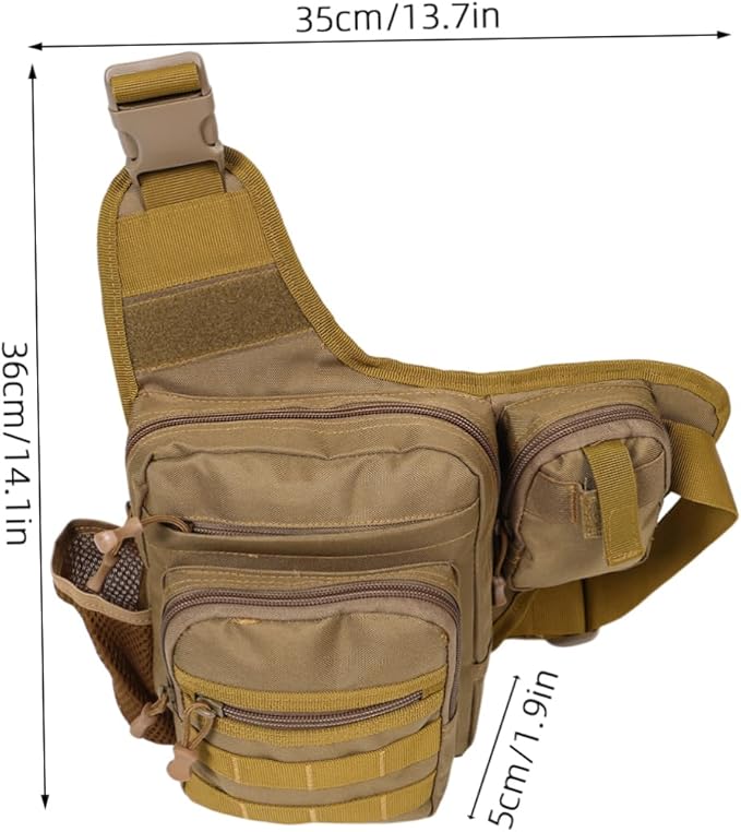 Lightweight Outdoor Storage Pouch for Cycling Hiking Travel with Multiple Compartments for Efficient Organization for Active Lifestyles