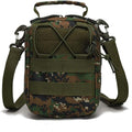 Outdoor Sports Airsoft Gear Molle Assault Combat Hiking Bag Accessory Camouflage Kit Pack Tactical Medical Pouch - DW