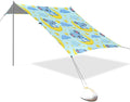 Beach Canopy with Windproof Ropes &amp Sandbags Beach Tent Sun Shade Sun Shelter for Camping Trips Fishing Backyard Fun or Picnics Koalas