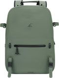 Breakwater Supply™ River Ute Waterproof IP68 Fishing Backpack Floating TPU Submersible Dry Bag with Padded Hip Belt and Airtight Zippers | 20L (River Ute 20L Marsh Green)