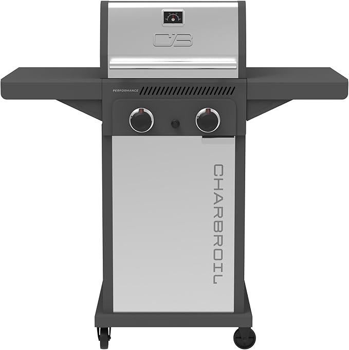 Charbroil Performance Series 2-Burner Gas Grill Cabinet Stainless Steel - 463638125
