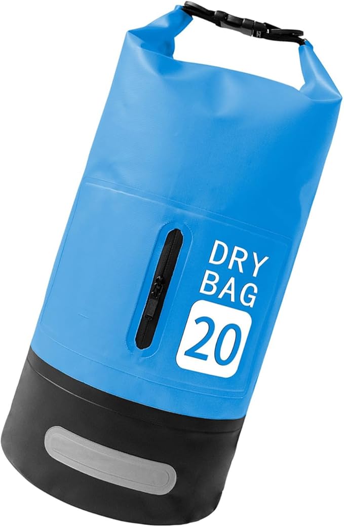 20L Dry Bag with Adjustable Shoulder Strap Water Proof Bag Dry Packs Water Proof Pack Sacks for Swimming Rafting Diving