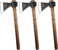 16.5 Throwing Axe 3 Pack Throwing Axes and Tomahawks with High Carbon Steel &amp Beech Wood Handle Well Balanced Great for Axe Throwiing Game Recreationb and Competition