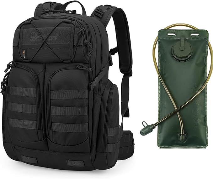 Mardingtop 40L Molle Tactical Cordura Backpack with 2.5 Liter Hydration Bladder