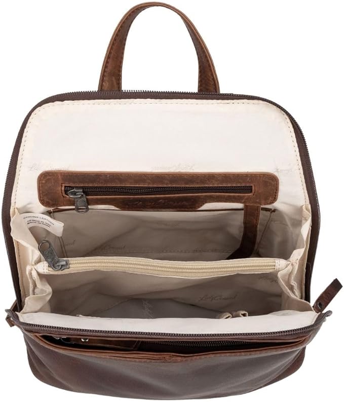 Lady Conceal Concealed Carry Purse -Jayden Backpack Brown