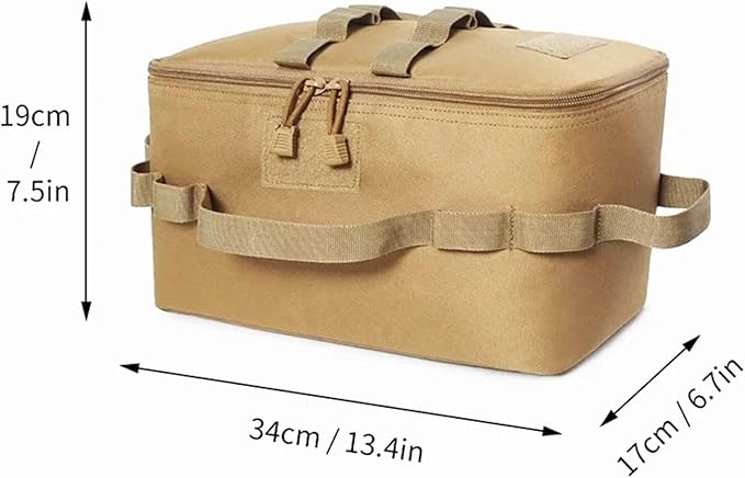 Outdoor Camping Picnic Bag Impact-Resistant Gas Tank Storage Bag Multifunctional Tool Bag Camping Gear Large Capacity Pack