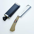 Handmade Hatchet 180mm with Original Case Blade Edge : Shirogami Steel Double Bevel