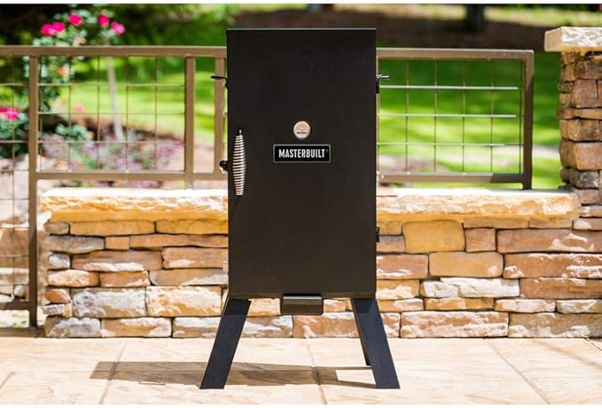 Masterbuilt 20070210 30 inch MB20070210 Analog Electric Smoker with 3 Smoking Racks 30 Black (Old Version)