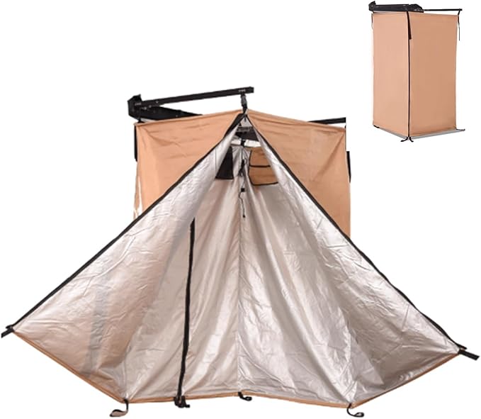 Side Shower Room 3.3-foot X 3.3-foot Private Refuge Toilet Sides to Fit Most Roof Racks and Roof Rails Including Accessories