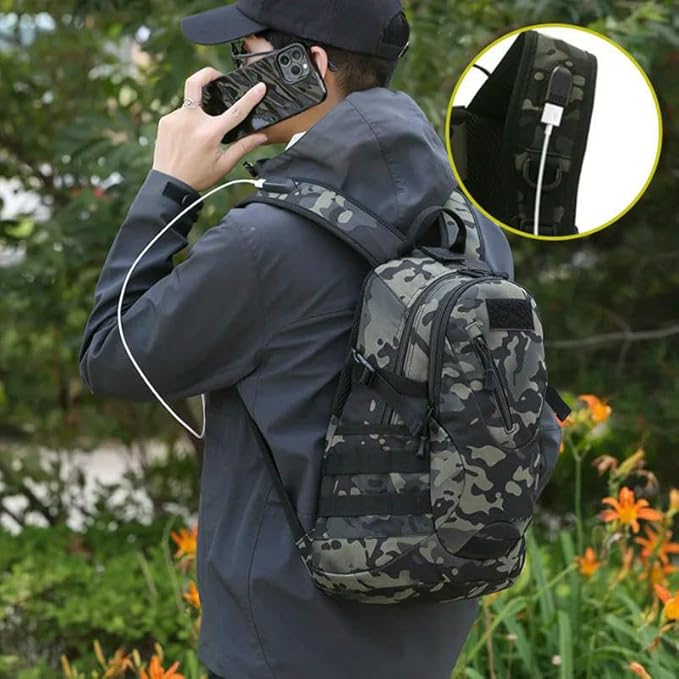 Backpack 20L Tactical Backpack Camping Hiking Bag Camouflage Men's Travel Outdoor Sports Backpack