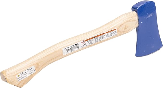 VAUGHAN Sportsman Camp Axe Made in The USA Fits in Tackle Box 10 Inch Hickory Handle VN33301