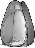Pop Up Changing Tent for Beach Camping Portable Shower Tents Outdoor Privacy Bathroom Change Dressing Clothes Porta Potty Tent Pop Up Instant for Camp Toilet (Dark Gray)