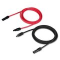 TEMCo Solar Panel Extension Cable 8 AWG 10 Ft Red + 10 Ft Black w/Staubli MC4 Connectors