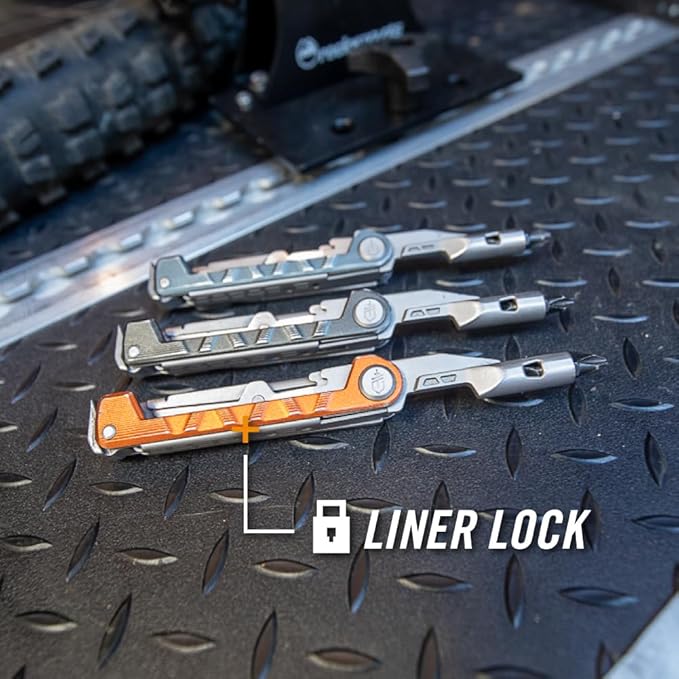Gerber Gear Armbar Drive 8-in-1 Pocket Knife EDC Multitool with Screwdriver 2.5 Blade Urban Blue
