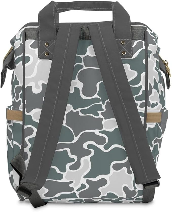 Coastal Camo Bow Backpack/Fishing Camo Diaper bag/Girl Diaper Bag/Trendy Camo Backpack/Country Girl Bag