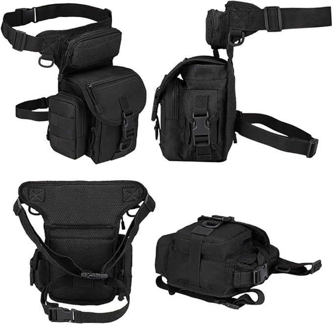 Multi-Purpose Tactical Drop Leg Bag Tool Fanny Thigh Pack Leg Rig Military Motorcycle Camera Versipack Utility Pouch Black/Coyote Tan/Army Green/Camouflage 7 Colors Available