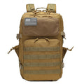 Tactical Backpack Military Backpacks 45L Army Backpacks Large Waterproof Bug out Bag for Fishing Hiking Hunting (Mud Color)