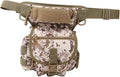 Ox Cloth Drop Leg Bag Tactical Photography Pouch with Quick Access Multifunctional Sports Leg Pack for Outdoor Activities Durable Drop Leg Bag with Adjustable Strap (Desert Digital (in stock) One