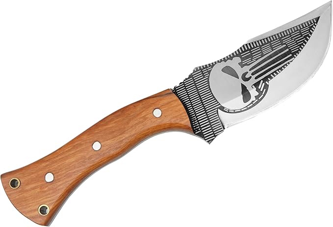 Fixed Blade Knife – Tracker Hunting Knife With Sheath - Tactical Survival Knife For Men - Full Tang High Carbon Steel -