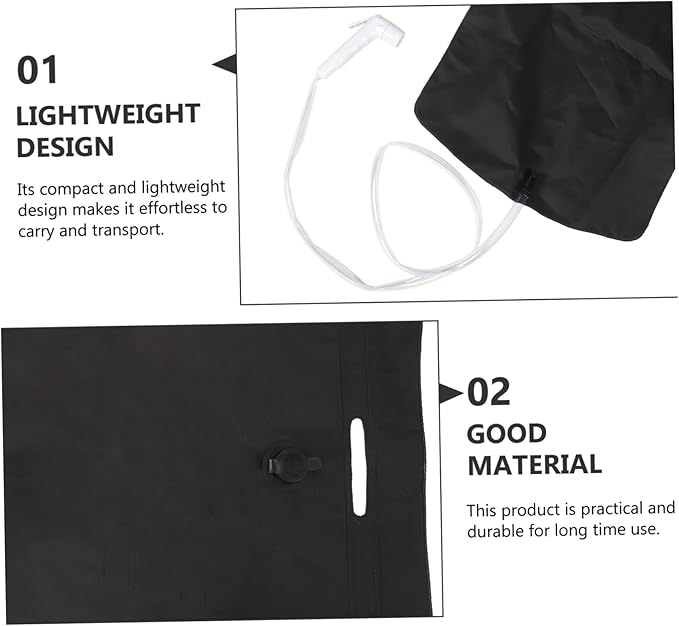 GALPADA 1set Portable Outdoor Shower Bag Lightweight Wear-Resistant Camping Shower for Refreshing Cleanliness Anywhere for Use