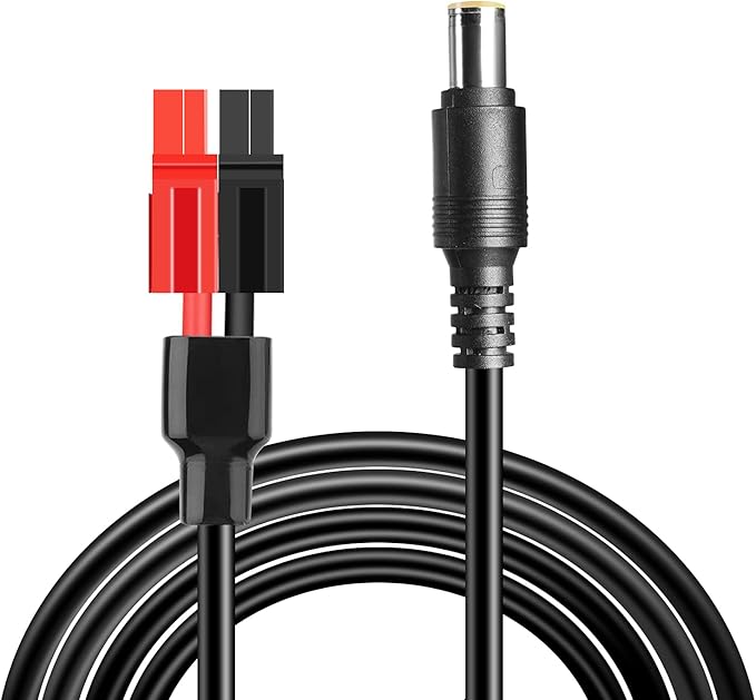 20FT Jackery Solar Panel Extension Cable 14AWG Anderson Connector to DC 8mm Adapter for Jackery Portable Power Station Explorer 160/240/290/300/500/550/880/1000 Solar Generator