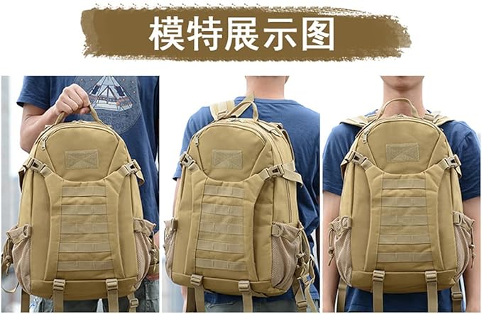 USDBE Outdoor Camouflage Bag Large Capacity Waterproof Tactical Backpack Military Rucksacks Camping Hiking Hunting Bags