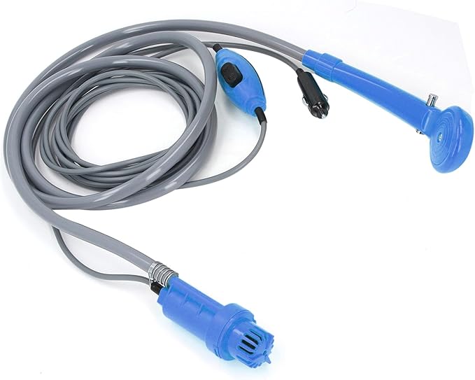 Car Plug Shower Kit 36W Portable Electric Vehicle Mounted Shower Kit for Outdoor Camping Car Washing Irrigation
