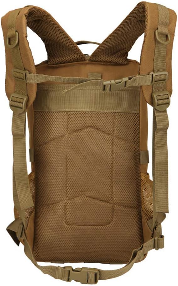 Outdoor Sports Pack Hiking Bag Tactical Rucksack Camo Knapsack Combat Camouflage Tactical Molle Backpack - Black